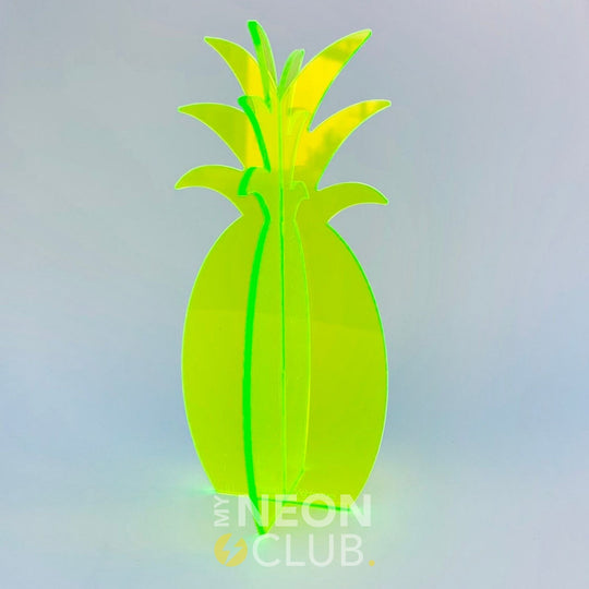 Sculpture en Acrylique Néon - Ananas