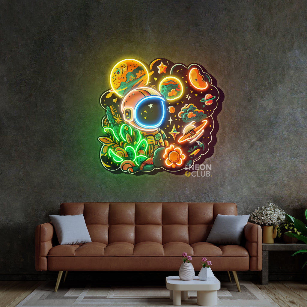 Néon Pop Art COSMIC – MYNEONCLUB – Maroc