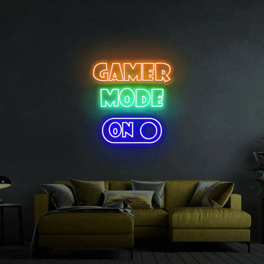 Game Mode On NEON Enseigne LED Au Maroc – MyNeonClub