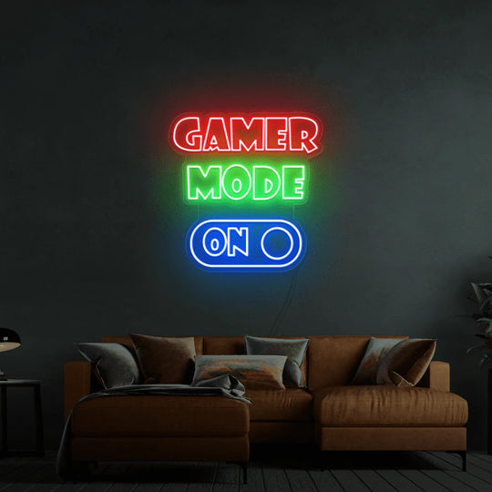 Game Mode On NEON Enseigne LED Au Maroc – MyNeonClub