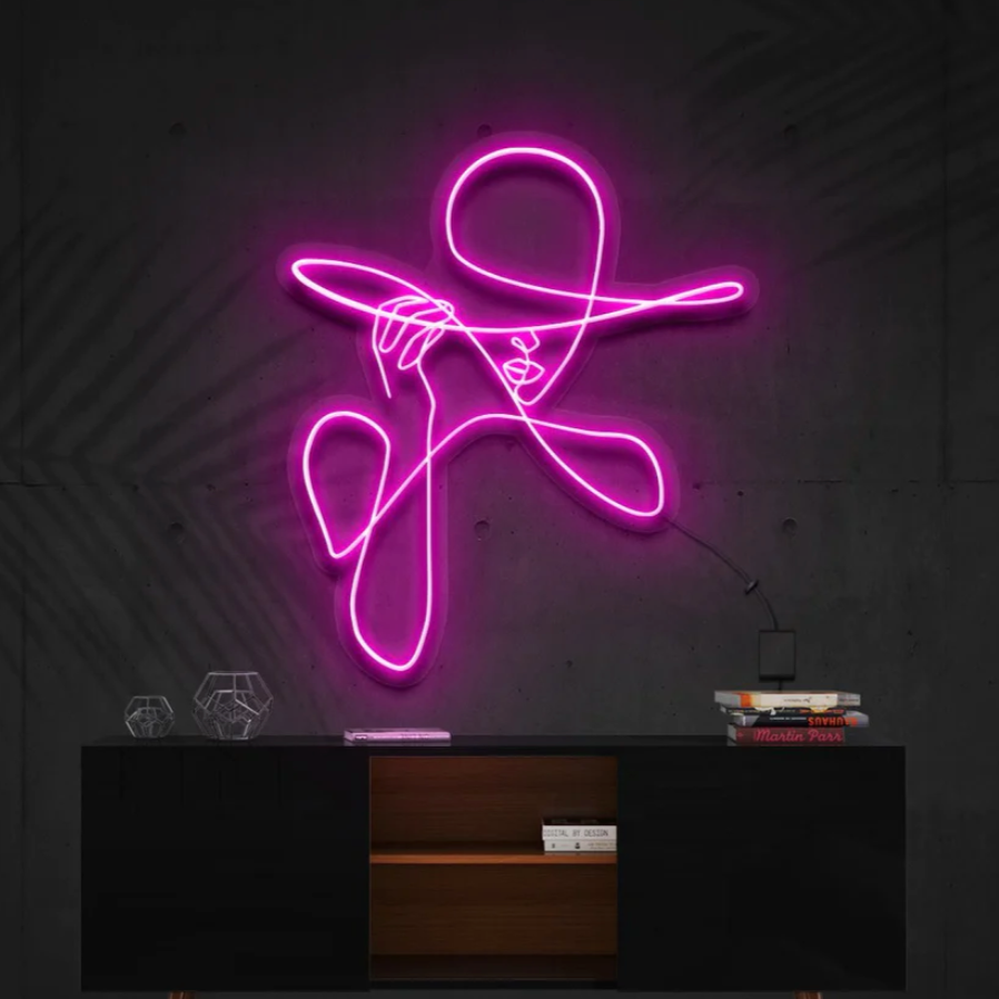Haute Couture Mode Néon Personnalisé | Enseigne LED Au Maroc – MyNeonClub