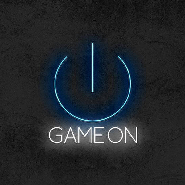 GAME ON Néon Personnalisé | Enseigne LED Au Maroc – MyNeonClub