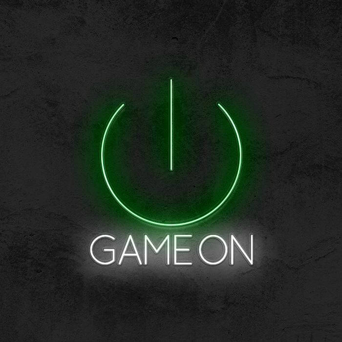GAME ON Néon Personnalisé | Enseigne LED Au Maroc – MyNeonClub
