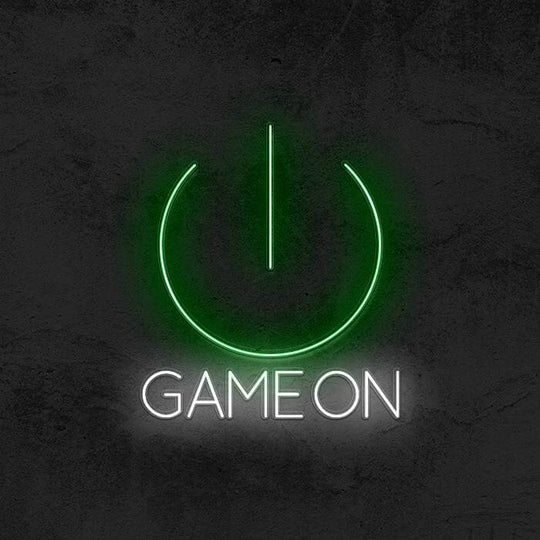 GAME ON Néon Personnalisé | Enseigne LED Au Maroc – MyNeonClub