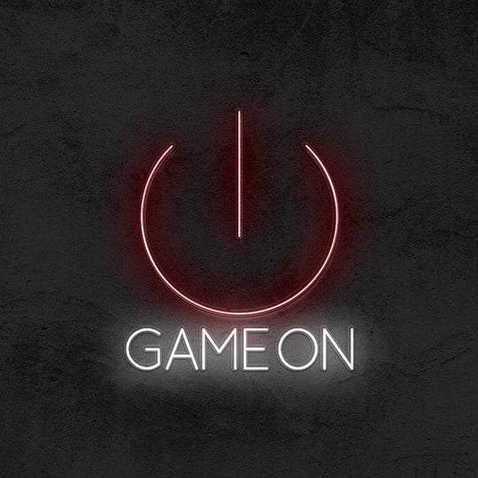 GAME ON Néon Personnalisé | Enseigne LED Au Maroc – MyNeonClub