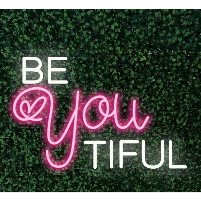 BeYouTiful Néon Personnalisé | Enseigne LED Au Maroc – MyNeonClub