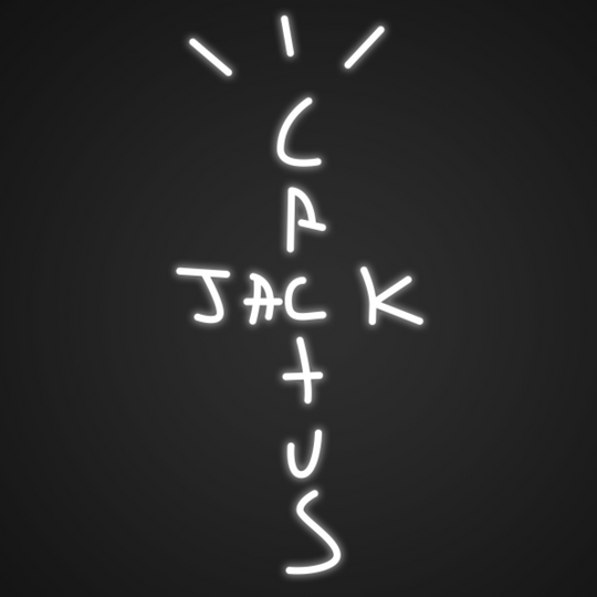 Cactus Jack Travis Scott. Néon Personnalisé | Enseigne LED Au Maroc – MyNeonClub