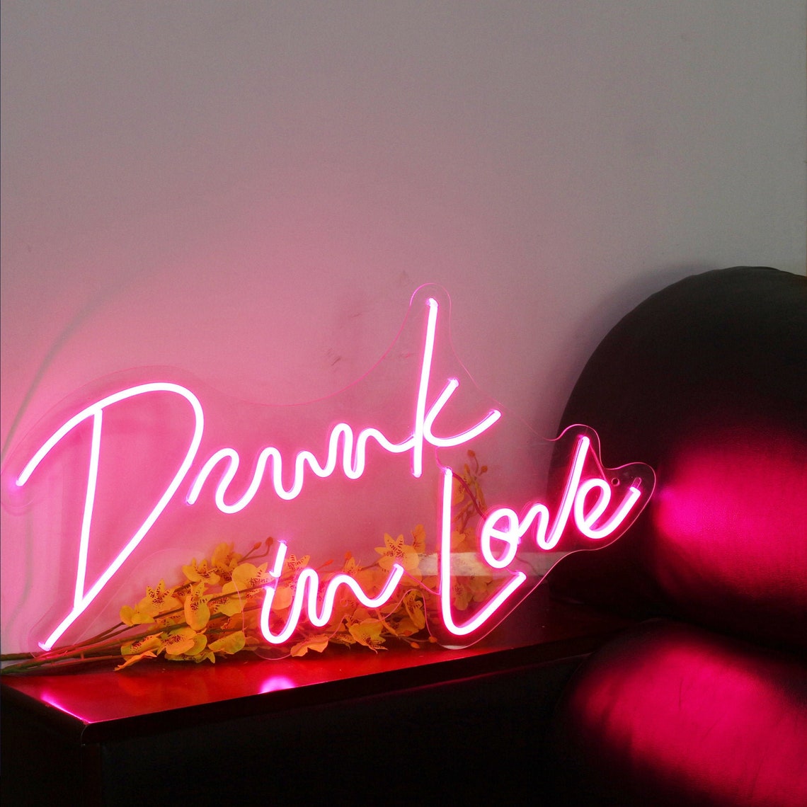 Drunk in love Néon Personnalisé | Enseigne LED Au Maroc – MyNeonClub