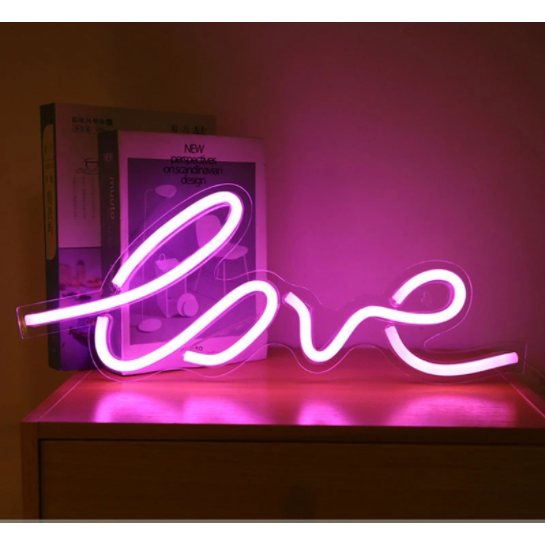 LOVE Néon Personnalisé | Enseigne LED Au Maroc – MyNeonClub