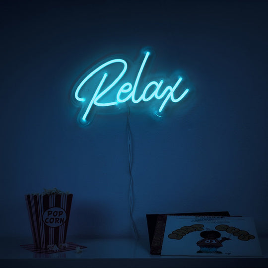 RELAX Néon Personnalisé | Enseigne LED Au Maroc – MyNeonClub