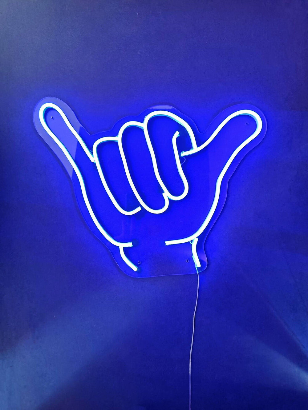🤙🏽 shaka Néon Personnalisé | Enseigne LED Au Maroc – MyNeonClub