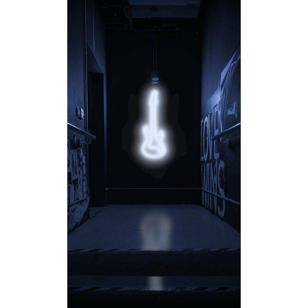 Electric Guitar Néon Personnalisé | Enseigne LED Au Maroc – MyNeonClub