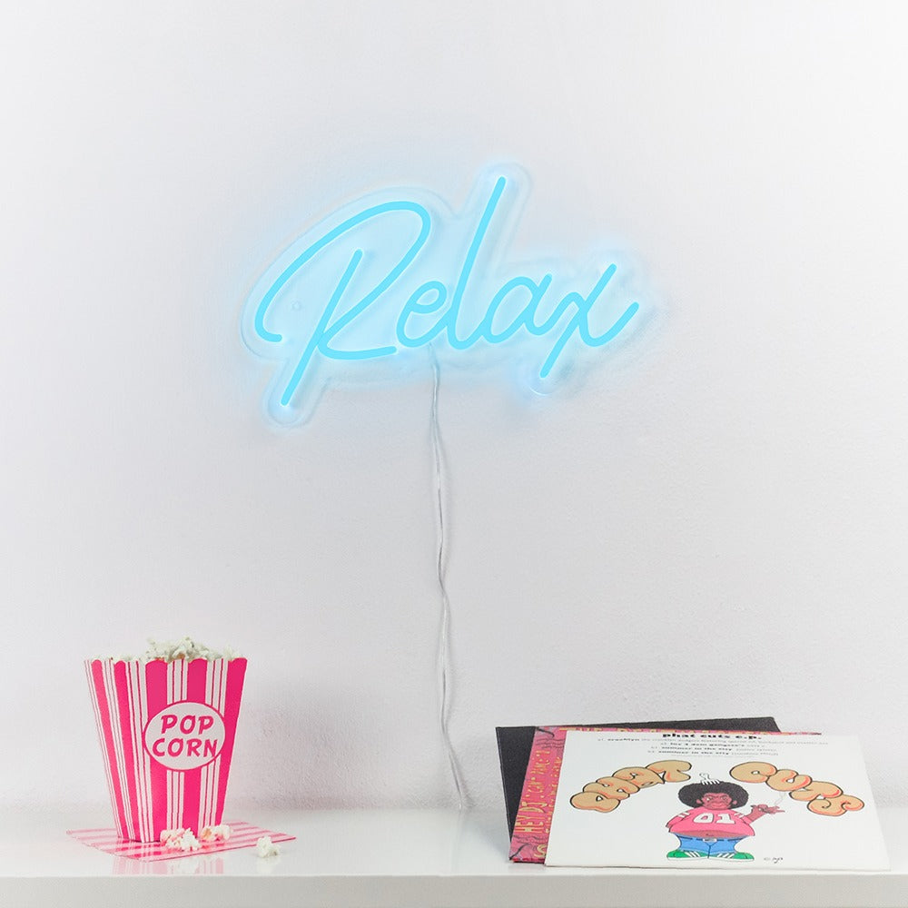 RELAX Néon Personnalisé | Enseigne LED Au Maroc – MyNeonClub