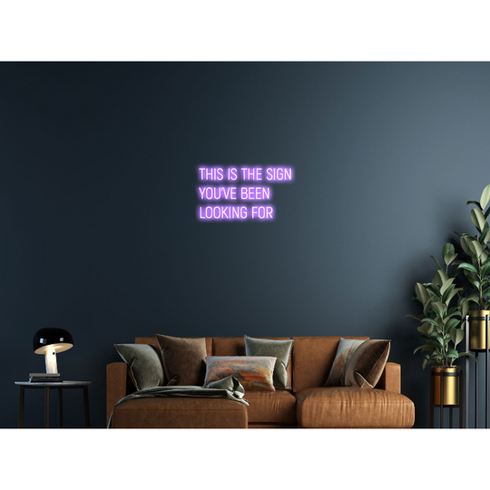 This is the sign you've been looking for Néon Personnalisé | Enseigne LED Au Maroc – MyNeonClub