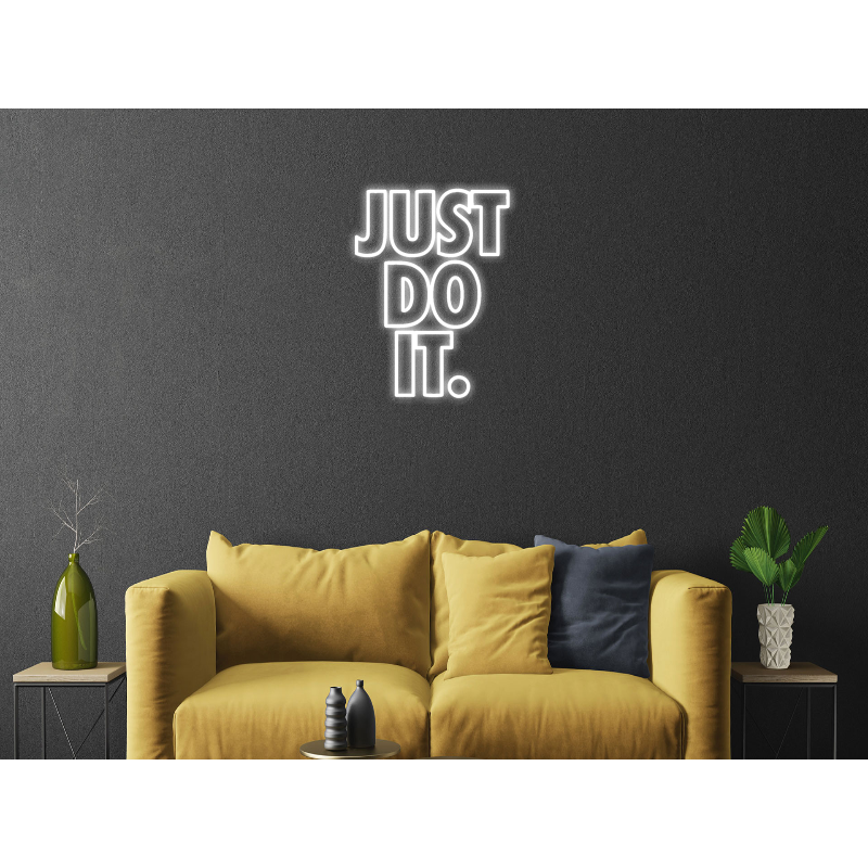 Just Do It Néon Personnalisé | Enseigne LED Au Maroc – MyNeonClub