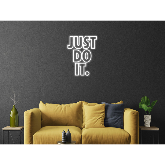 Just Do It Néon Personnalisé | Enseigne LED Au Maroc – MyNeonClub
