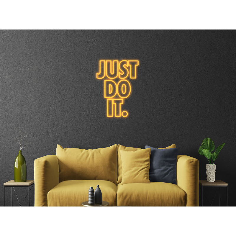 Just Do It Néon Personnalisé | Enseigne LED Au Maroc – MyNeonClub