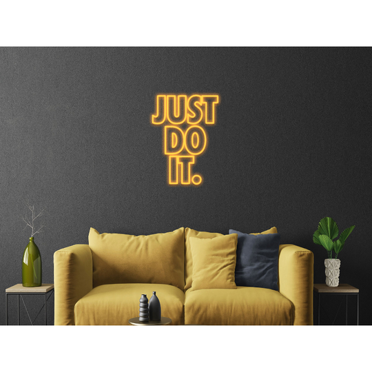 Just Do It Néon Personnalisé | Enseigne LED Au Maroc – MyNeonClub