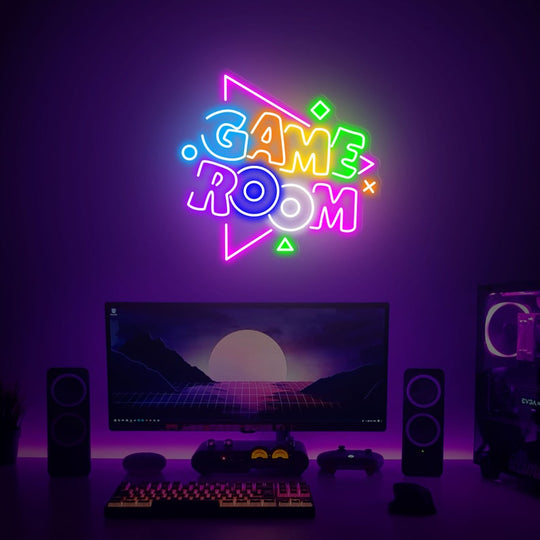 Multi-Color Game Room Neon Enseigne LED Au Maroc – MyNeonClub