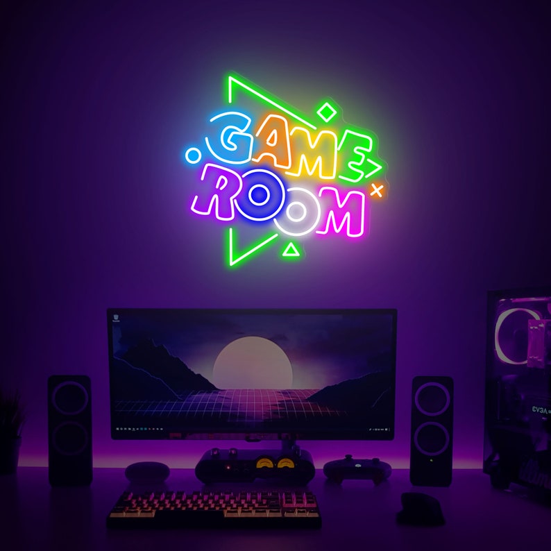 Multi-Color Game Room Neon Enseigne LED Au Maroc – MyNeonClub