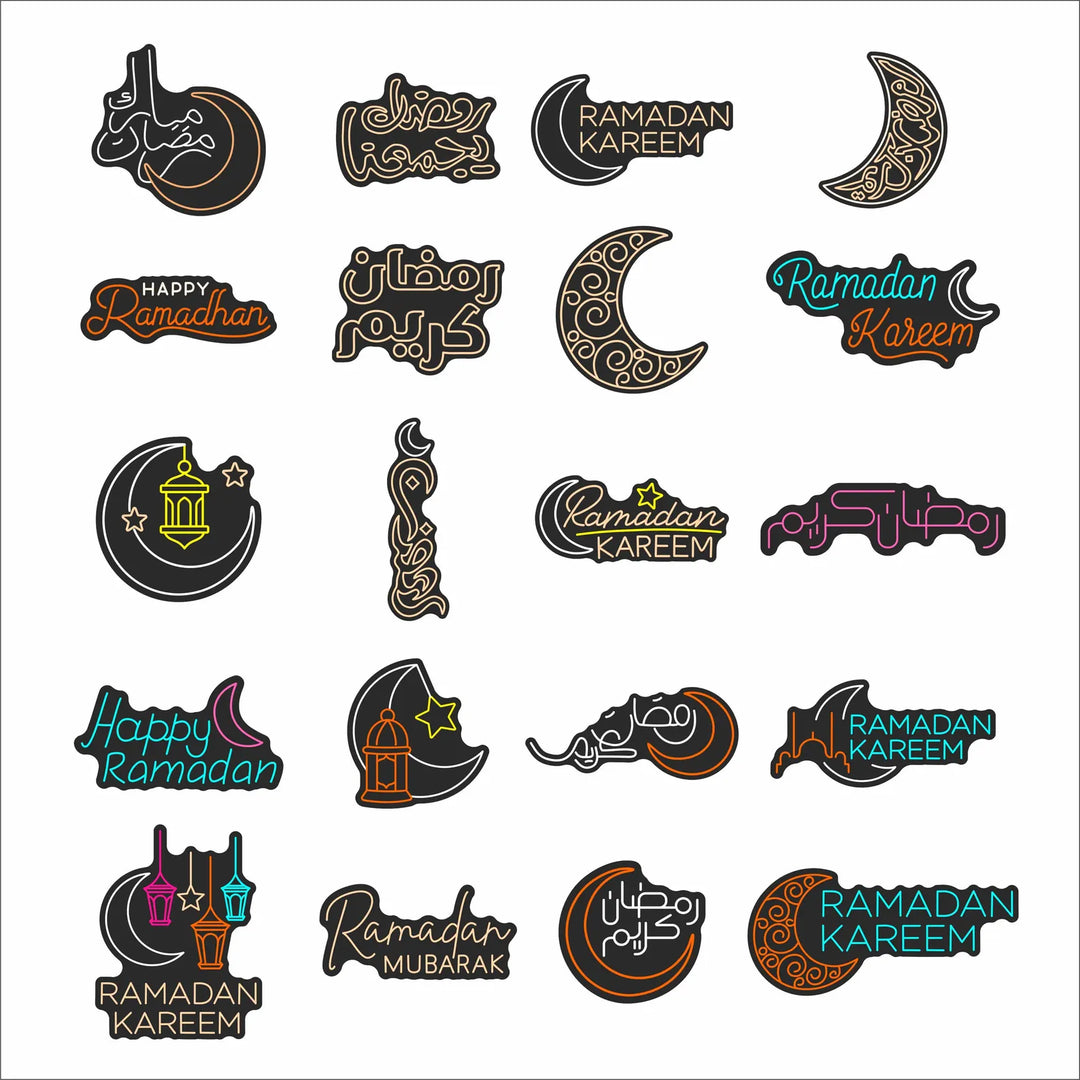 Enseigne Néon LED Ramadan Kareem 70 cm – Édition Spéciale | MYNEONCLUB Maroc