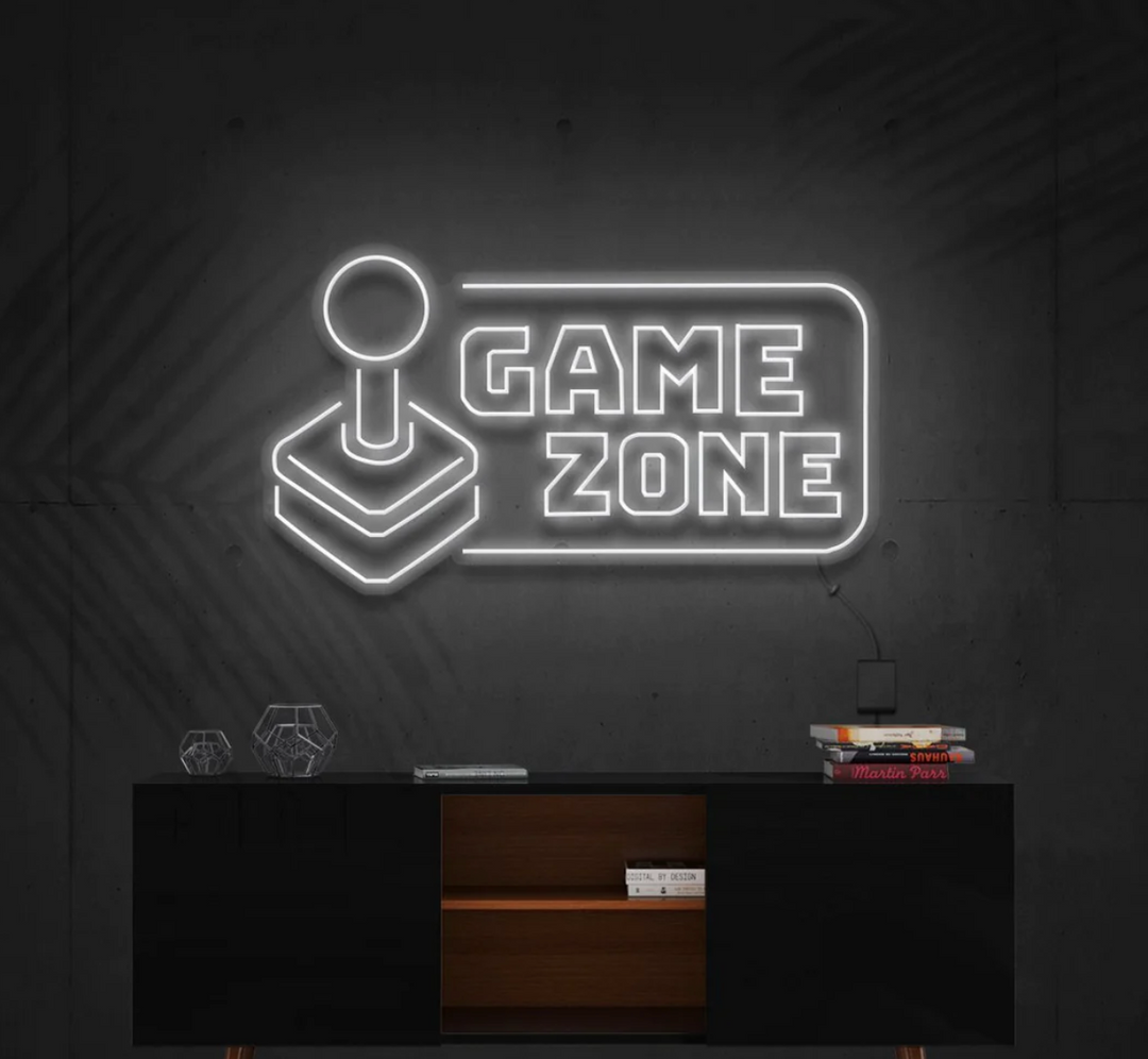 Game Zone Néon Personnalisé | Enseigne LED Au Maroc – MyNeonClub