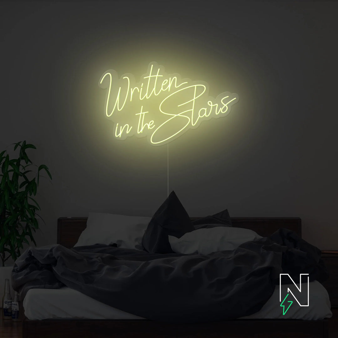 Written In The Stars Néon Personnalisé | Enseigne LED Au Maroc – MyNeonClub