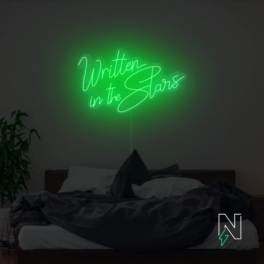 Written In The Stars Néon Personnalisé | Enseigne LED Au Maroc – MyNeonClub