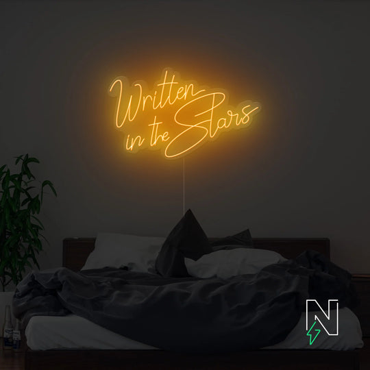 Written In The Stars Néon Personnalisé | Enseigne LED Au Maroc – MyNeonClub