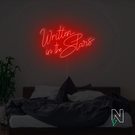 Written In The Stars Néon Personnalisé | Enseigne LED Au Maroc – MyNeonClub