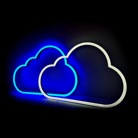 Nuage-Cloud Néon Personnalisé | Enseigne LED Au Maroc – MyNeonClub