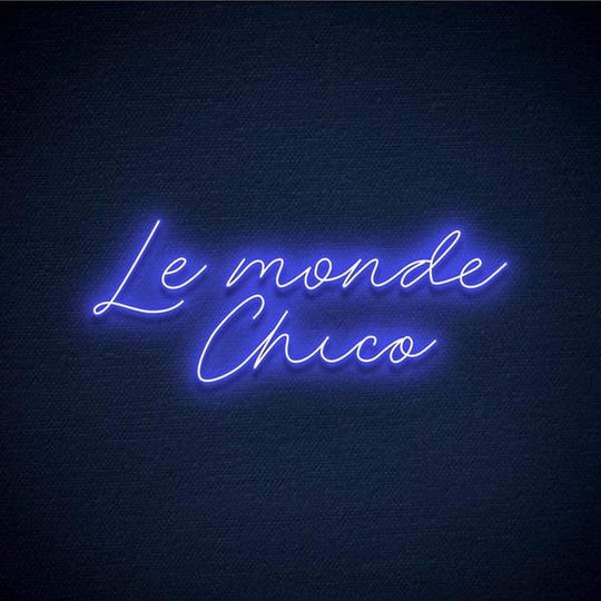 Le monde Chico Néon Personnalisé | Enseigne LED Au Maroc – MyNeonClub