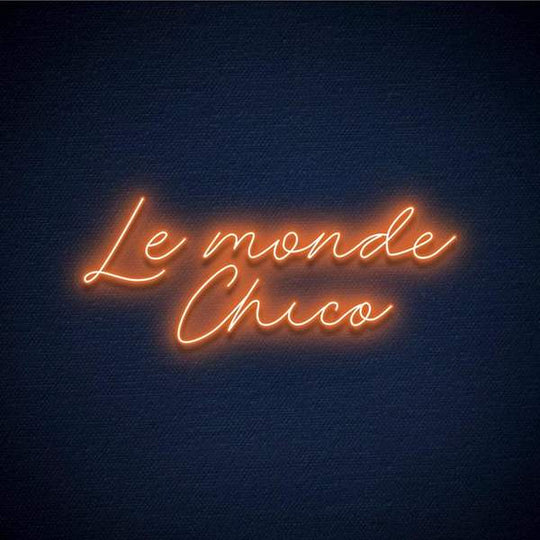 Le monde Chico Néon Personnalisé | Enseigne LED Au Maroc – MyNeonClub