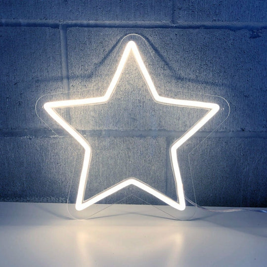 Etoile-Star Néon Personnalisé | Enseigne LED Au Maroc – MyNeonClub