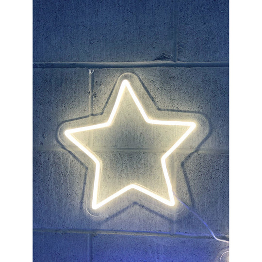 Etoile-Star Néon Personnalisé | Enseigne LED Au Maroc – MyNeonClub
