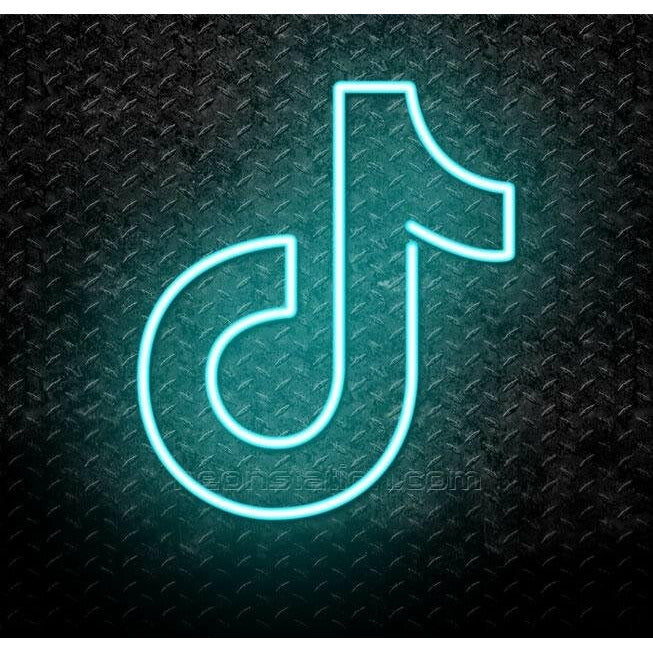 TIKTOK LOGO Neon Néon Personnalisé | Enseigne LED Au Maroc – MyNeonClub