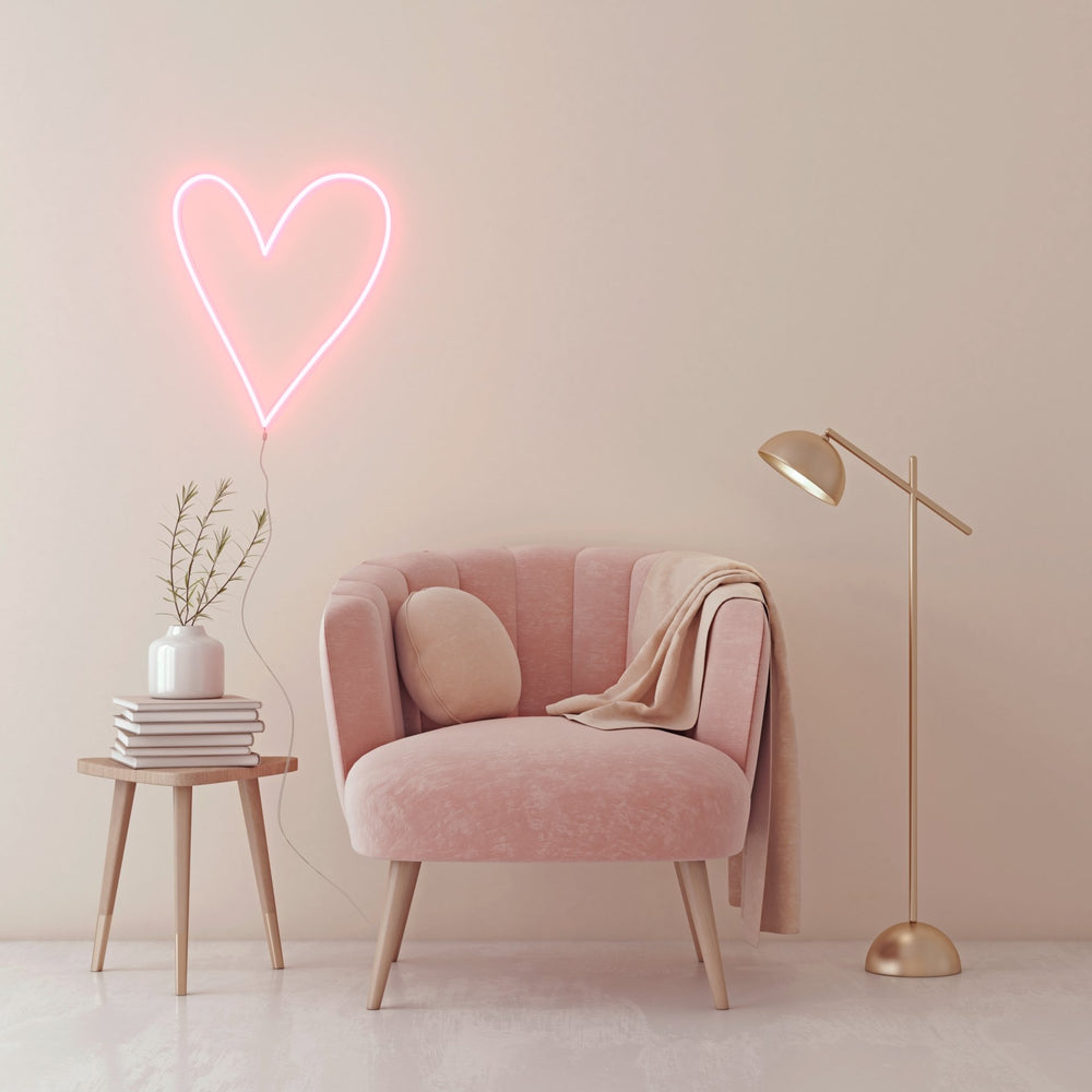 Coeur - Heart Néon Personnalisé | Enseigne LED Au Maroc – MyNeonClub