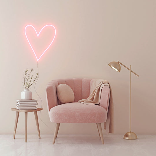 Coeur - Heart Néon Personnalisé | Enseigne LED Au Maroc – MyNeonClub