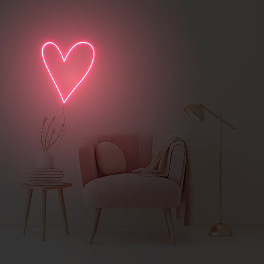 Coeur - Heart Néon Personnalisé | Enseigne LED Au Maroc – MyNeonClub
