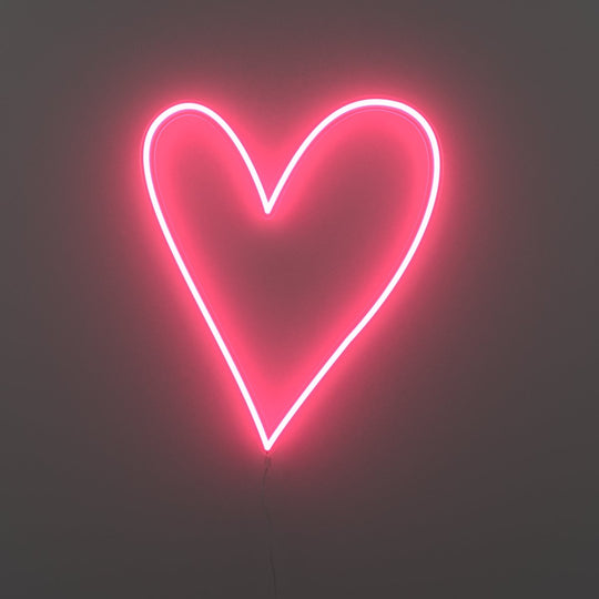 Coeur - Heart Néon Personnalisé | Enseigne LED Au Maroc – MyNeonClub