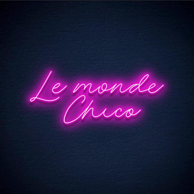 Le monde Chico Néon Personnalisé | Enseigne LED Au Maroc – MyNeonClub