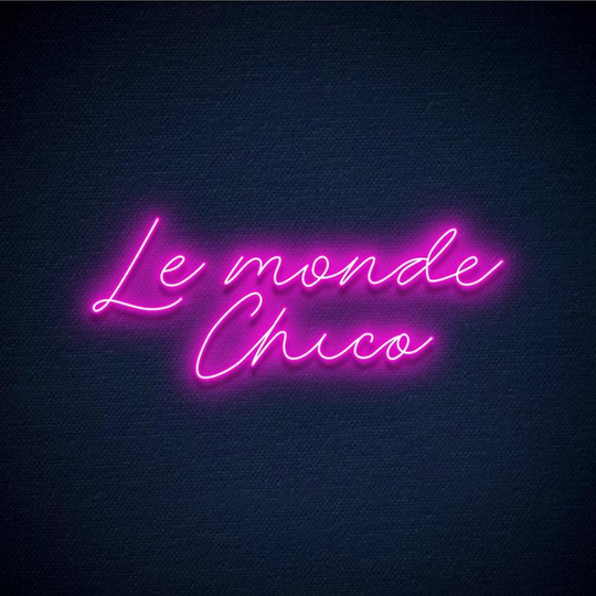 Le monde Chico Néon Personnalisé | Enseigne LED Au Maroc – MyNeonClub