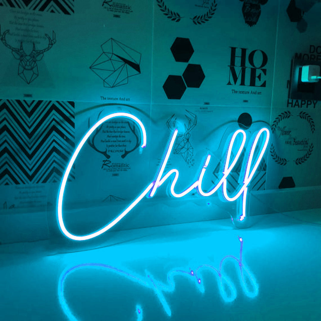 Chill Néon Personnalisé | Enseigne LED Au Maroc – MyNeonClub