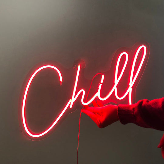 Chill Néon Personnalisé | Enseigne LED Au Maroc – MyNeonClub