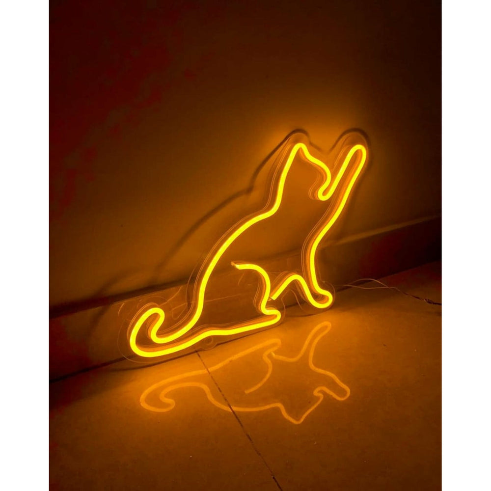 Cat/Chat Neon Néon Personnalisé | Enseigne LED Au Maroc – MyNeonClub