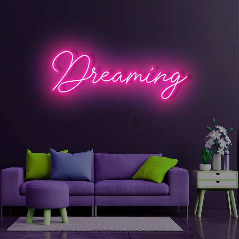 Dreaming neon sign Néon Personnalisé | Enseigne LED Au Maroc – MyNeonClub