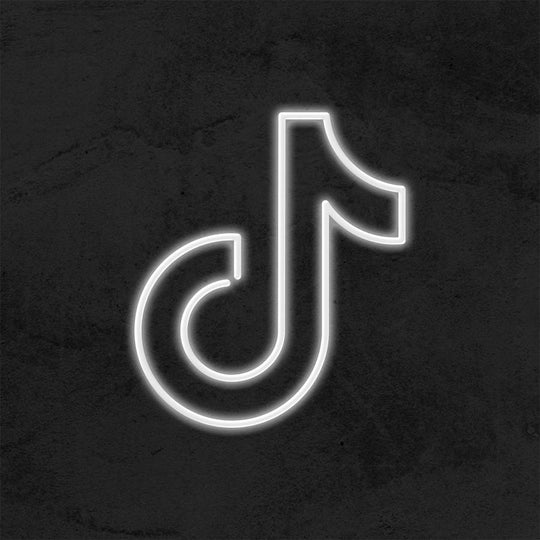 TIKTOK LOGO Neon Néon Personnalisé | Enseigne LED Au Maroc – MyNeonClub