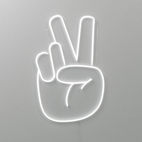 Peace Néon Personnalisé | Enseigne LED Au Maroc – MyNeonClub