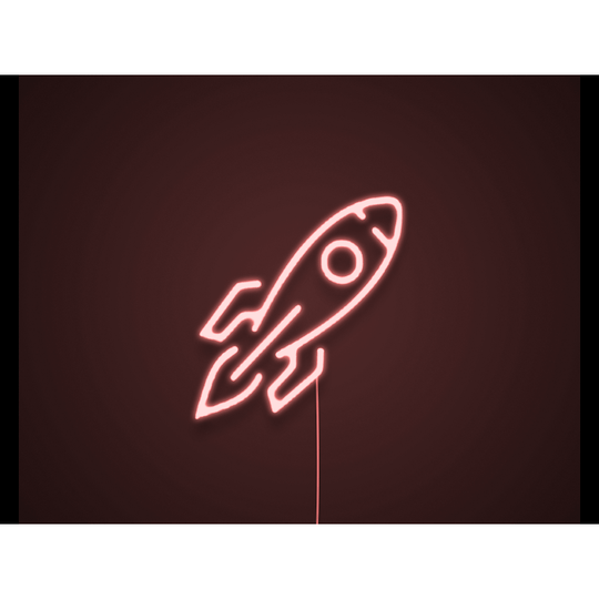 Rocket Ship Neon Light Néon Personnalisé | Enseigne LED Au Maroc – MyNeonClub